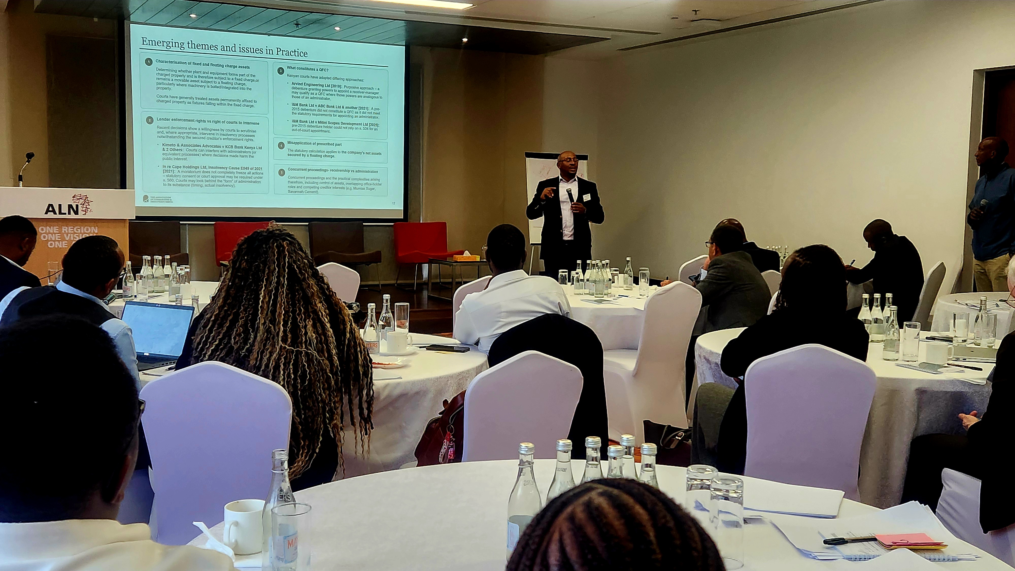 ATIK technical session for Kenyan legal and finance professionals